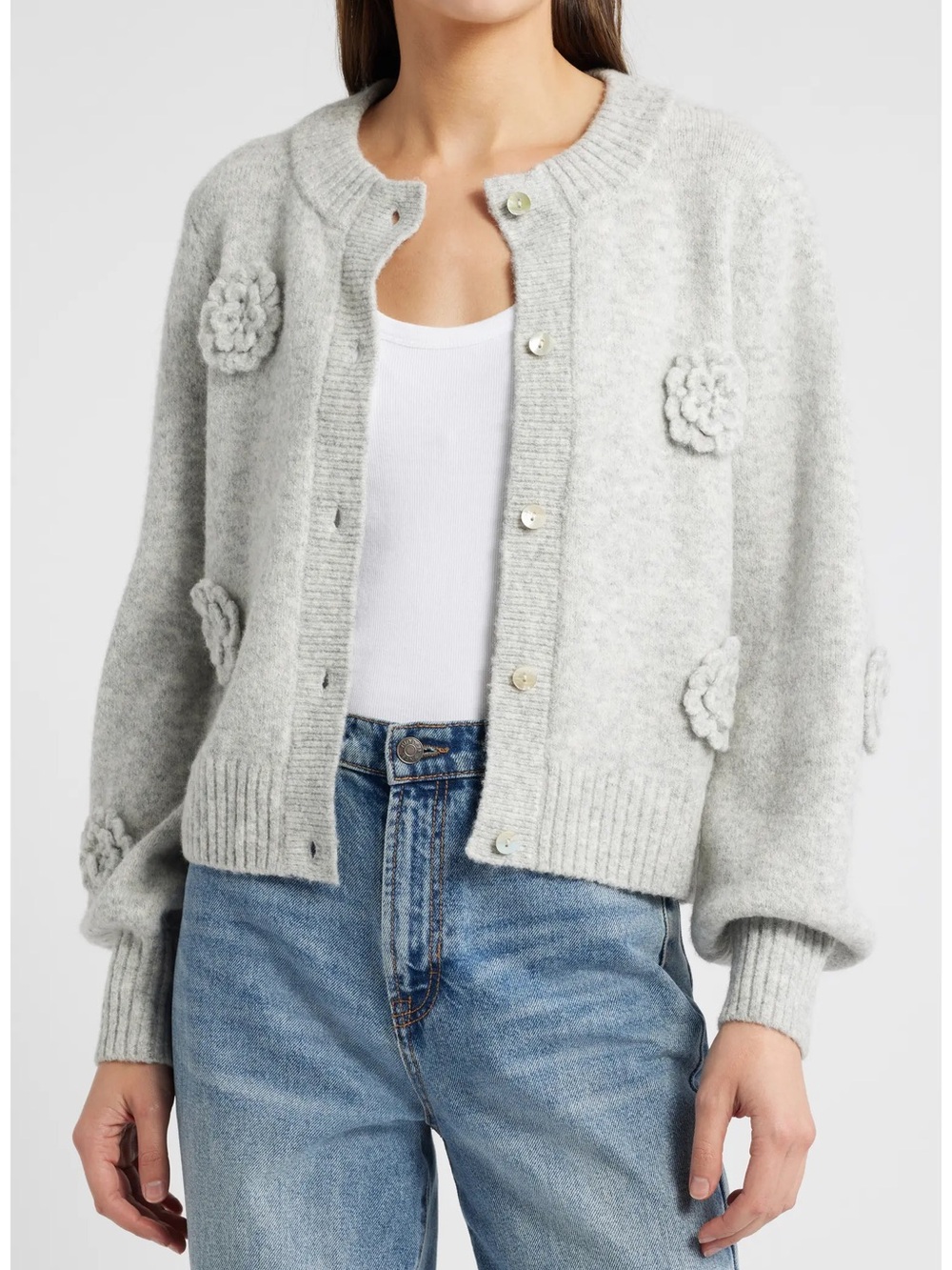 Rails Francesca Grey Cardigan